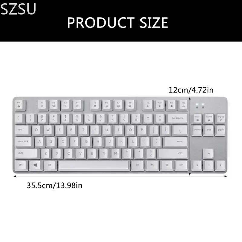 Тонкий чехол для клавиатуры SZSU для K835 K855 Soft Touch, защитная оболочка из ТПУ (art.: 3920d89d15693) - 3920d89d15693