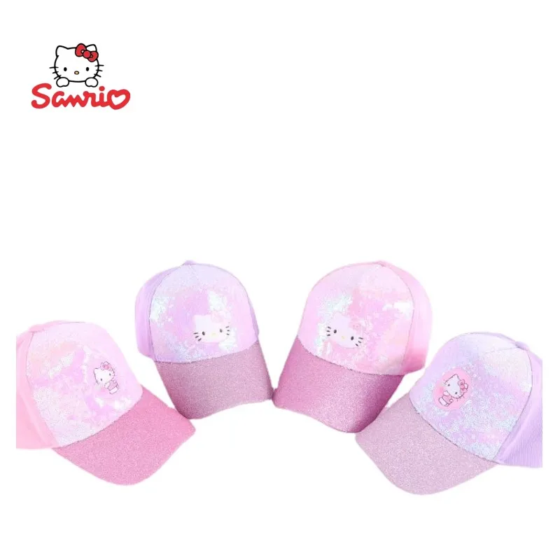 

Sanrio anime cartoon cute Hello Kitty children's hat sunscreen cap breathable duck tongue girls sun visor sun child toddler baby