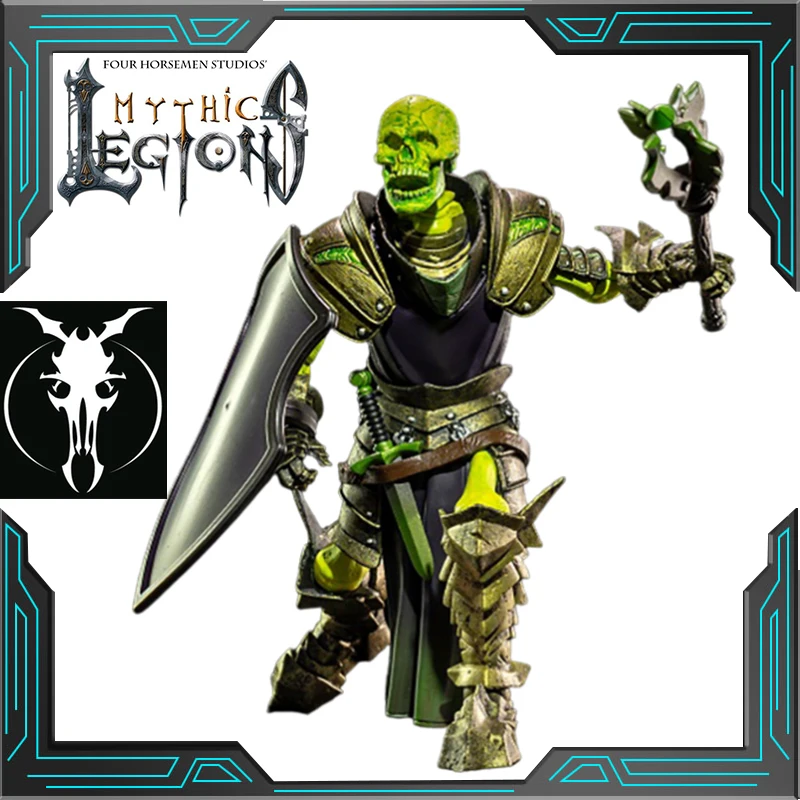 

Mythic Legions Action Figures 7 Inches Soldier Set Undead Order Venomous Skeleton Mage Collection Display Gift Toys for Boys