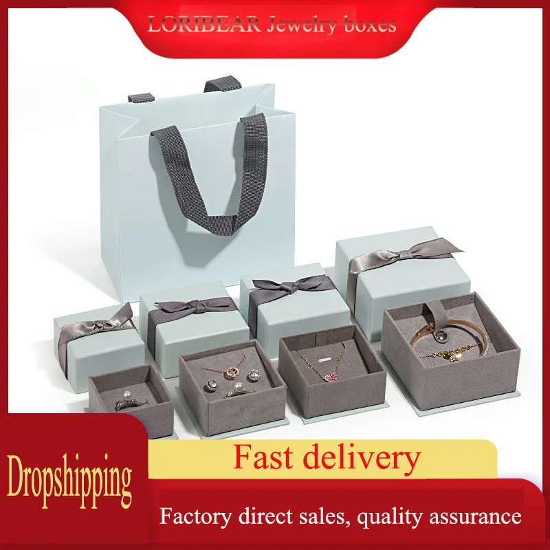 

Ring Necklace Bracelet Pendant Box Jewelry Organizer Box Proposal Holiday Gift Noble Original Boxes Packing For Small Businesses