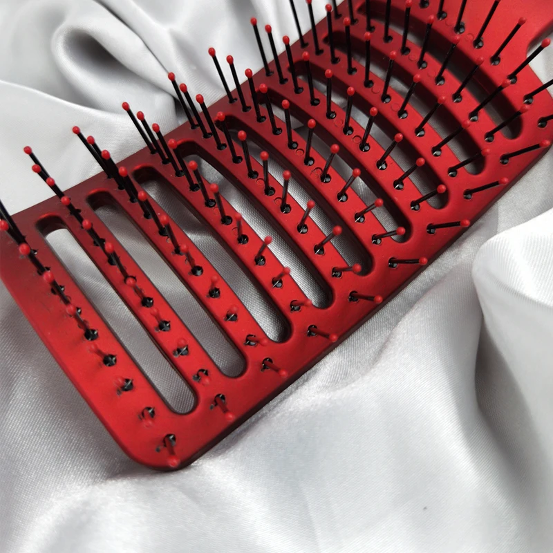 Большая изогнутая Бриллиантовая профессиональная расческа для распутывания