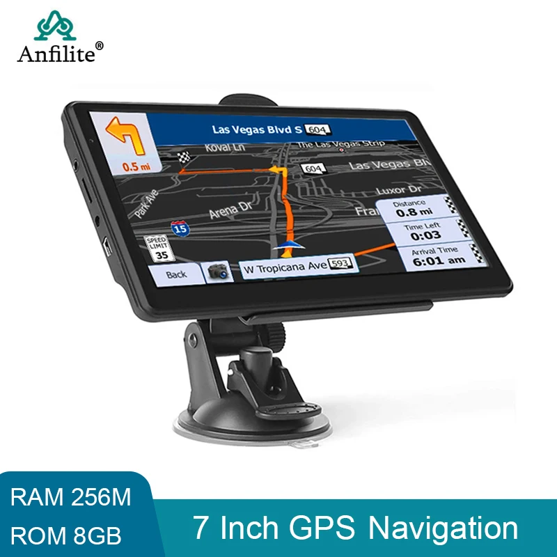

GPS-навигатор Автомобильный HD, 7 дюймов, 8 ГБ/256 м, DDR/800 МГц