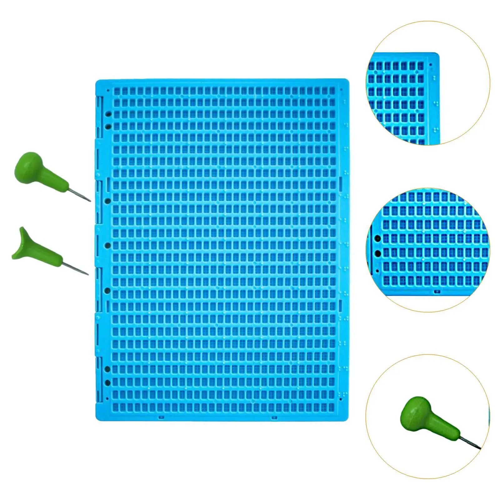 Braille Writing Slate for Visually Impaired Learning Supplies Fingerboard 27 Lines 30 Cells Home Beginners