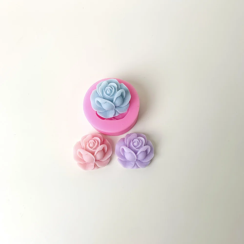 Цветочные силиконовые формы для свечей цветочное мыло ручной работы пластырь