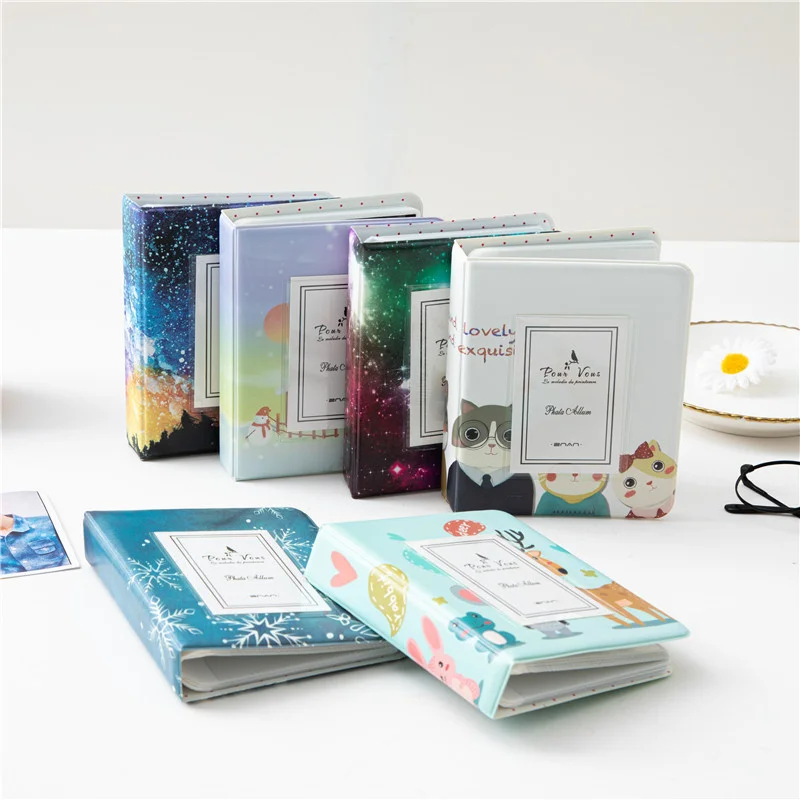 

Фотоальбом с 64 карманами, трехдюймовый фотоальбом для Fujifilm Instax Mini 9 8 7s 70 25 90