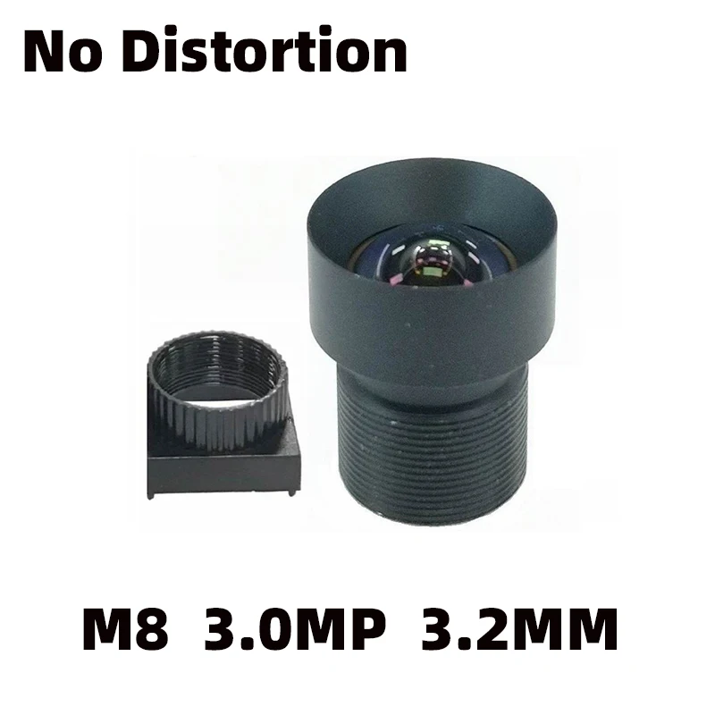 

CCTV M8 Mount 1/2.7" Wide-angle Distortion Free Lens 3.2mm Face Recognition UAV Aerial Photography Undistorted Lens Openmv3