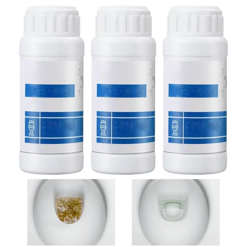 

3 Piece Toilet Oxygen Cleaner Toilet Urine Stains Stains Foam Spot Hair Toilet Bubble Net Household Cleaning Chemicals