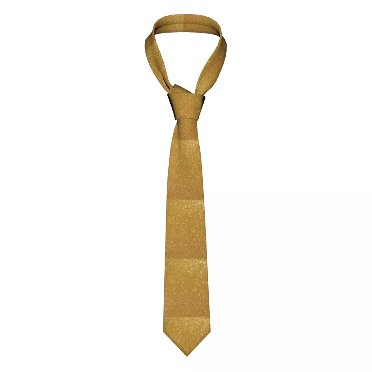 

Faux Gold Metallic Tie Glitter Metal Print Sparkly Shirt Vintage Neck Ties Formal Polyester Silk Gift Man Cravat