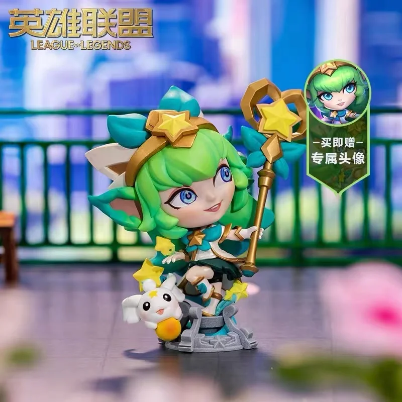 

In Stock Original League of Legends LOL Star Guardian The Fae Sorceress Lulu Doll Ornaments Game Peripherals Officially Licensed