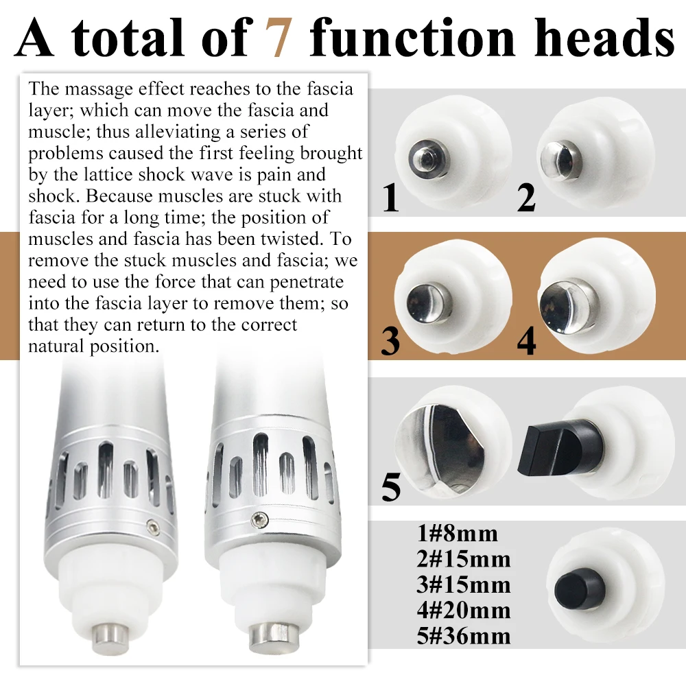 2025 Физиотерапевтический аппарат для ударно-волновой терапии 300MJ эффективного