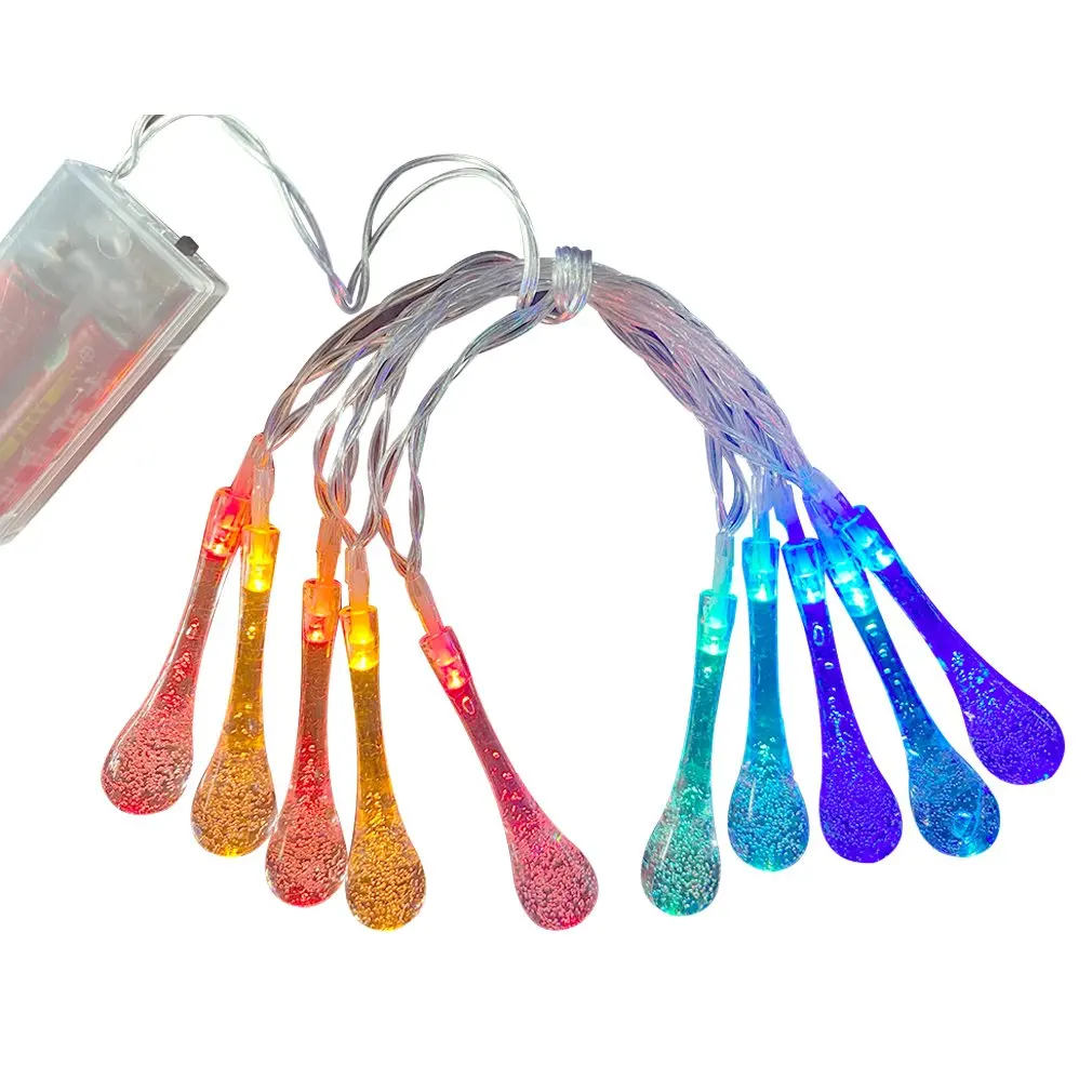 

Пузырьковая световая лента с шариками, уличная Светодиодная лампа на батарейках, праздничный декор для сада, патио, двора, ландшафта, 10 свет...