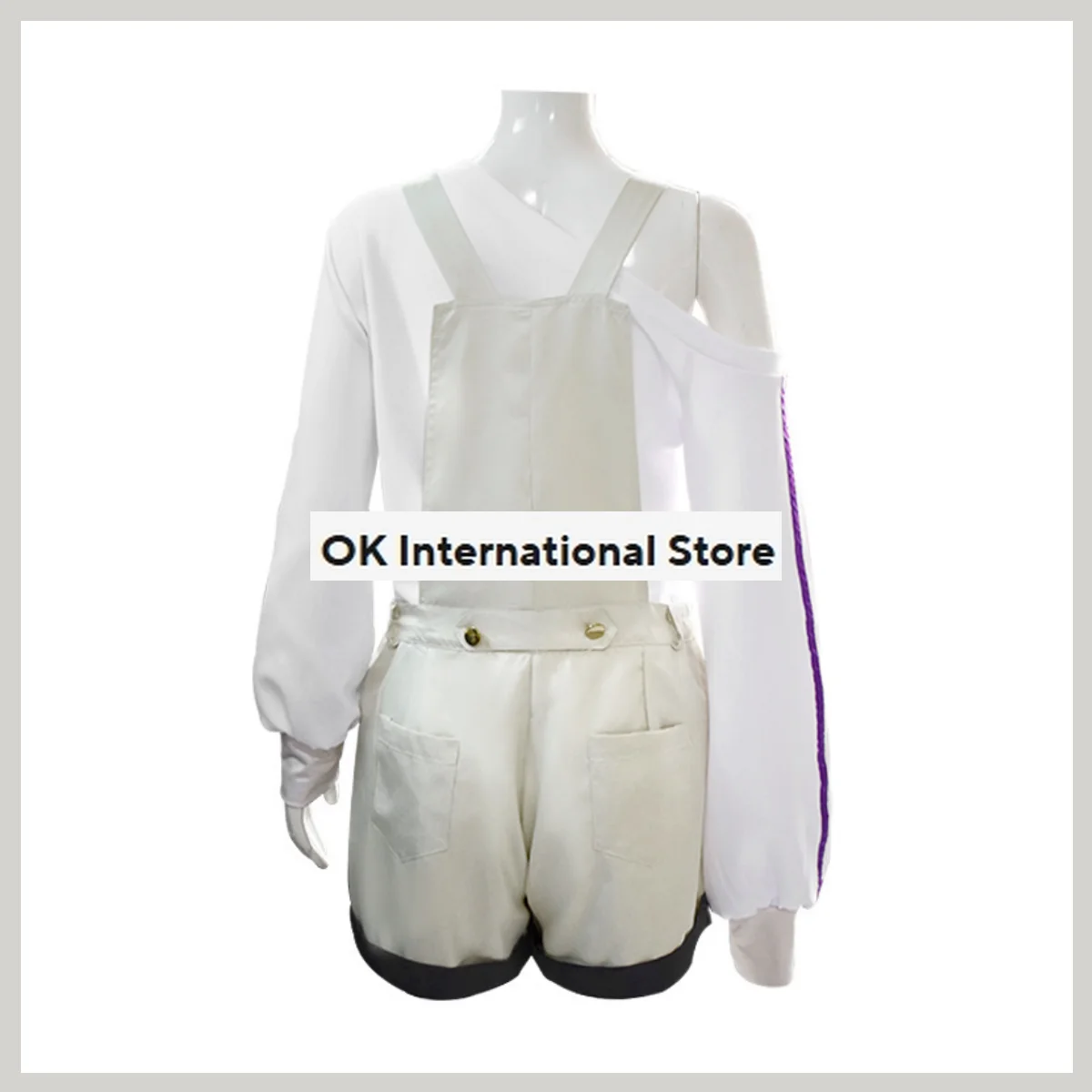 Женский костюм для косплея из аниме NNIJISANJI EN Elira Pendora легкие комбинезоны футболка