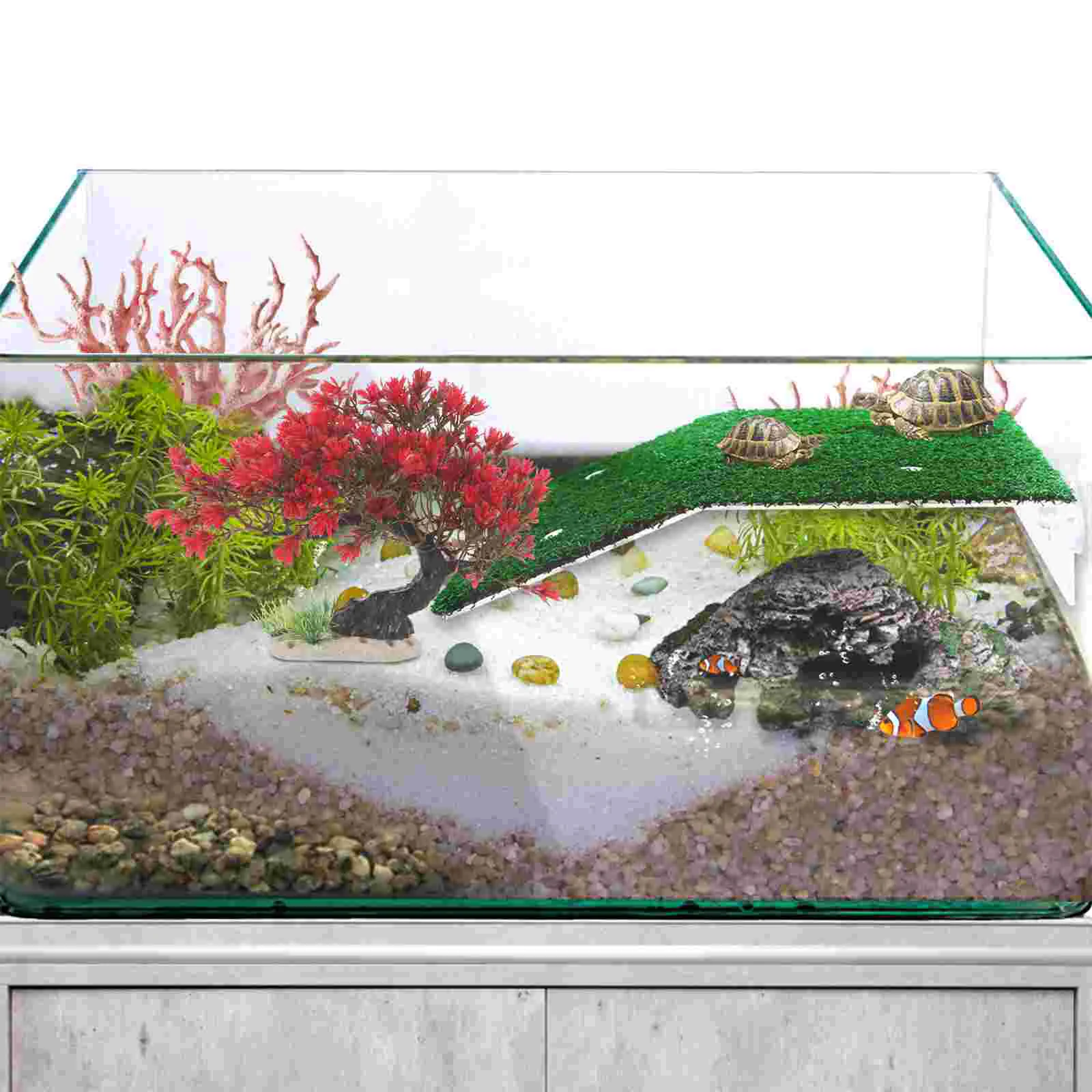 

Artificial Small Tree Model Fish Tank Decoration Fake Water Fish Tank Supply