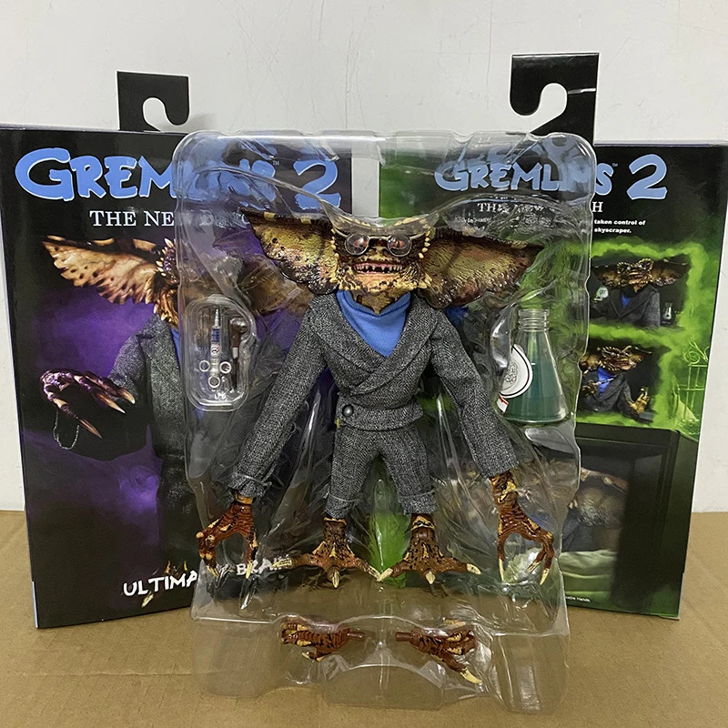 

Original NECA Elf Gremlins 2 Figure Female Greta Spend a Merry Christmas With Gremlins Little Monsters Ultimate Deluxe Gift Toys