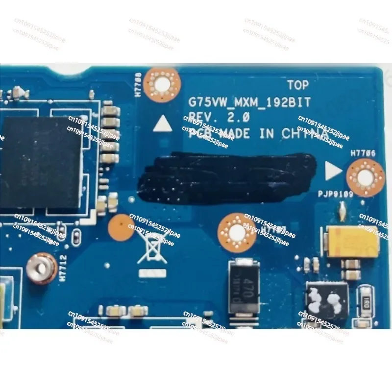 Используется для графической карты ноутбука G75VW G75VW_ MXM_192BIT N13E-GS1-LP-A1 670M 3 ГБ DDR5