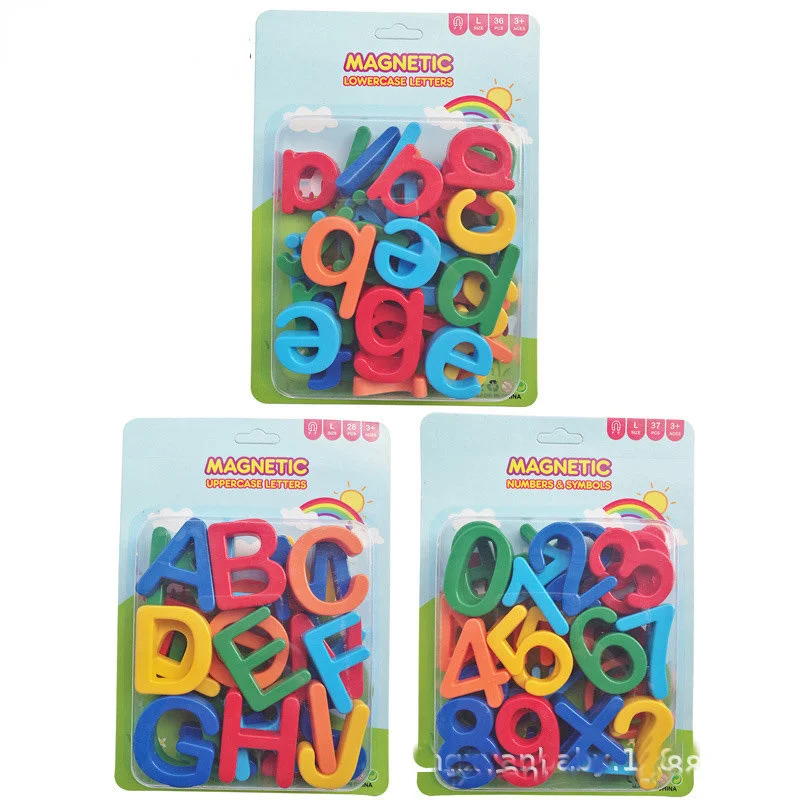 

Обучающие игрушки ABC, 26 шт., пластиковые магнитные буквы, наклейка на холодильник, английский магнит, алфавит для детей, обучающая игрушка