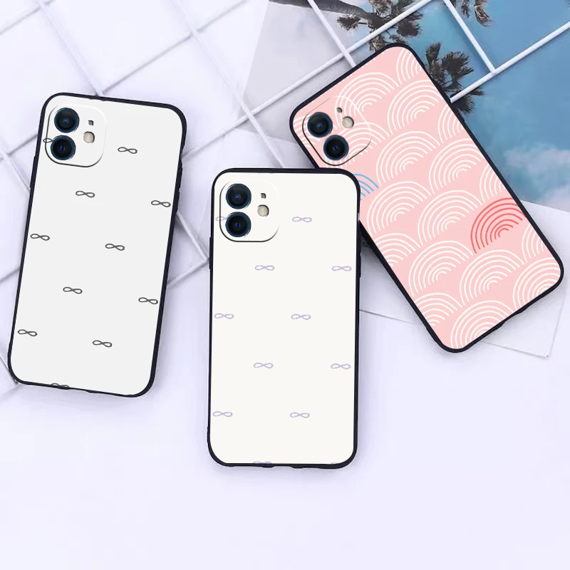 

Funny cartoon cute pattern phone Case For IPhone 13 12 11 Pro Max Mini SE XR X XS Max 8Plus 7plus 6 6S New Shell phone Case