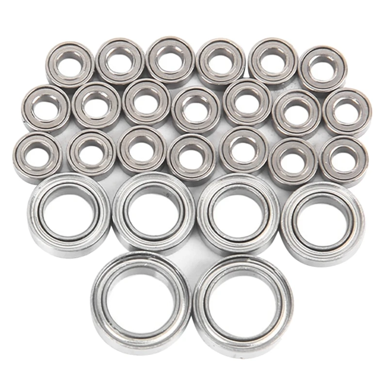 

26Pcs Portal Axle Ball Bearing Set for WPL C14 C24 C24-1 C34 C44 B14 B24 1/16 RC Car Upgrade Parts
