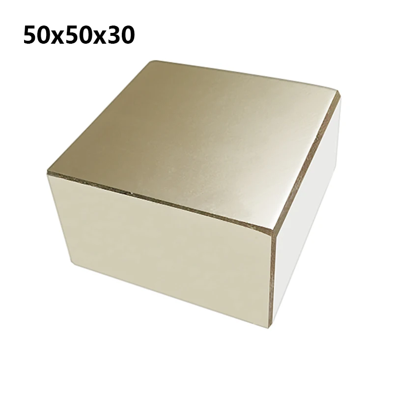 

Neodymium Magnet 50x50x30mm 40x40x20mm Super Strong Powerful Magnets Block Rare Earth Magnet N52 NdFeB Magnet Magnetic Metal