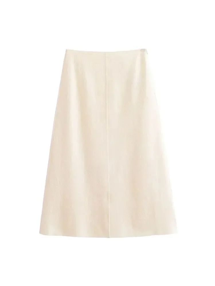 Женский шерстяной костюм Nlzgmsj TRAF 2024 комплект из двух предметов короткая куртка