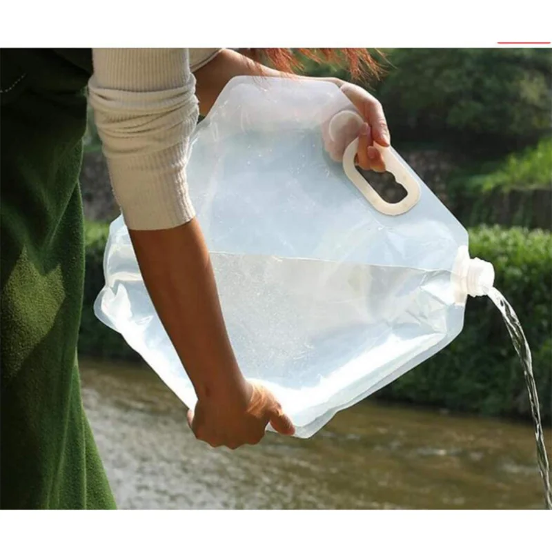 

5/10/15L Water Bag Folding Portable Sports Storage Container Jug Bottle for Outdoor Travel Camping with Handle Folding Water Bag