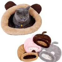 cat dog sleeping bag bed four colors warm comfortable puppy winter nest cushion mat shape cute suitable for small medium pet