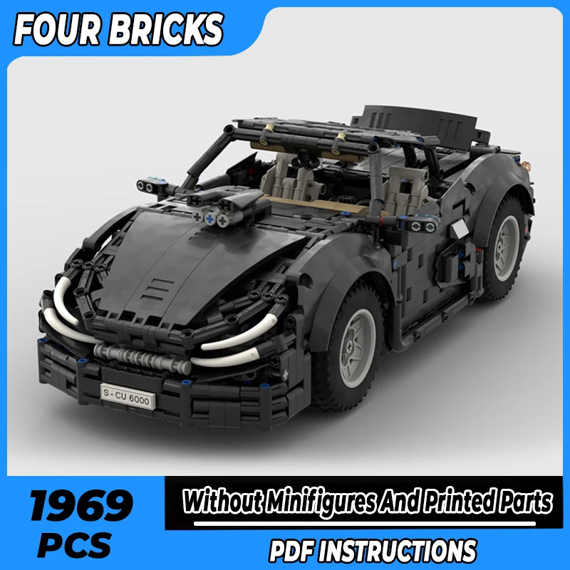 

Конструктор Moc, городской автомобиль, модель, миниатюрный скоростной чемпион, технология MK1, модульные блоки, подарки, игрушки для детей, Наборы для творчества, сборка