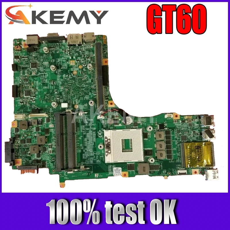 

AKemy High quality Original For MSI GT60 Laptop Motherboard MS-16F31 REV:1.0 PGA989 DDR3 HM77 Mainboard