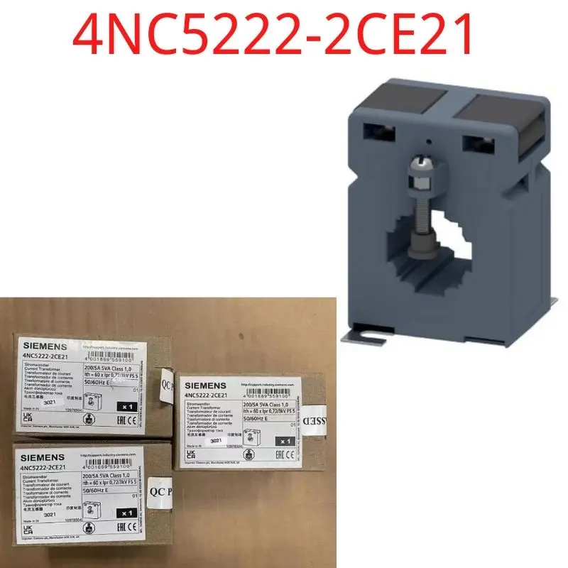 

4NC5222-2CE2 1 новый трансформатор тока 200/5 А, 5 ва CL 1,0