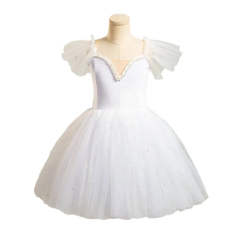 Новинка длинное балетное платье для девушек профессиональный манический костюм