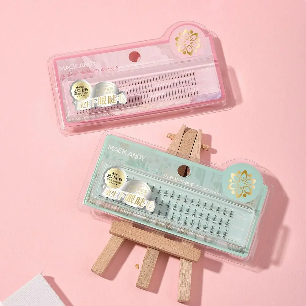 Модные мягкие нижние ресницы V-образные натуральные манга сегментированные