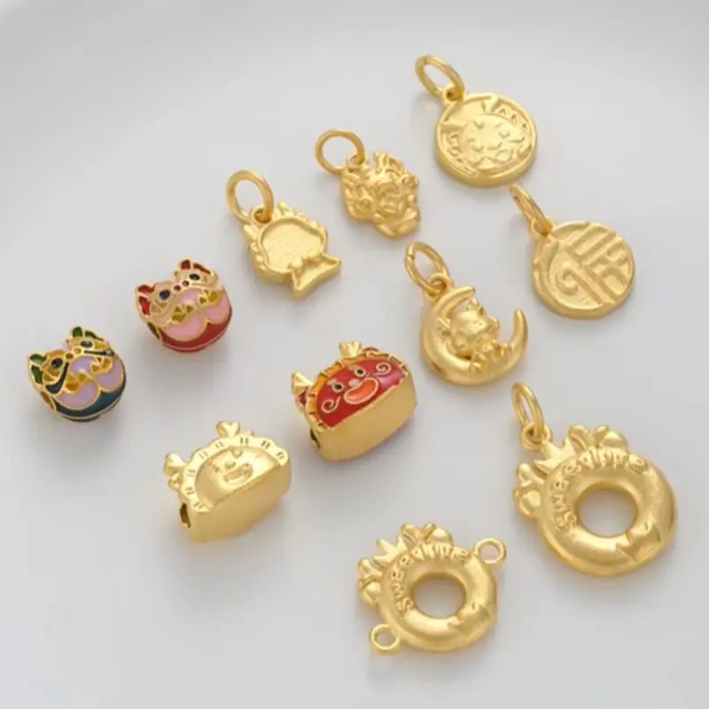 Шаджин-мультяшная бусина для крана безопасная пряжка слово благословения кулон