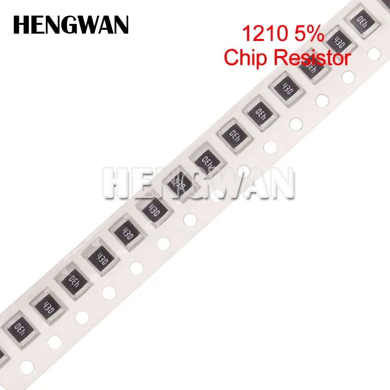 

100pcs 1210 5% 1/2W SMD Chip Resistor resistors 0R - 10M 0 10 100 220 470 ohm 10R 100R 220R 470R 1K 2.2K 4.7K 10K 100K 1M 10M
