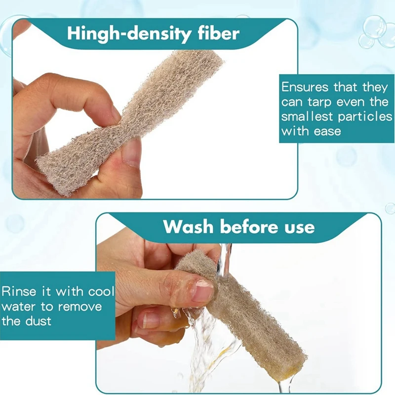 20 шт. фильтрующие прокладки для редуктора аммиака Aqueon губка фильтр аквариума