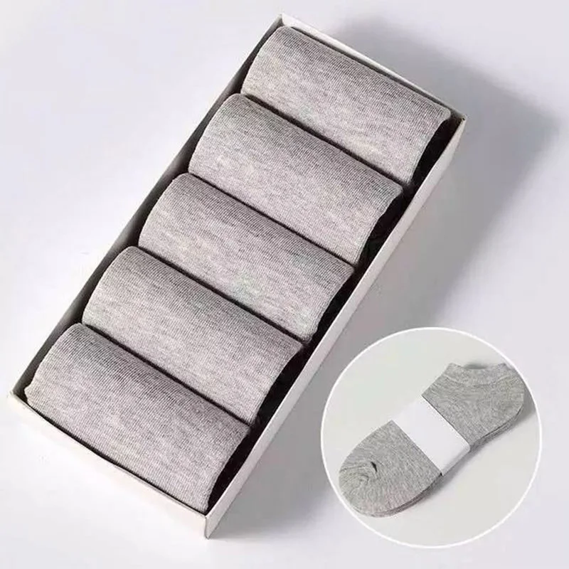 20 Pairs Summer Black Men's Socks White Men's Socks Breathable Comfortable Sports Socks Men's Socks Women's Socks EU37-42