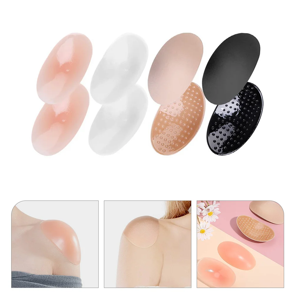 

Shoulder Pads Cushion Silicone Enhancer Reusable Nonslip Washable Women Womens Clothing