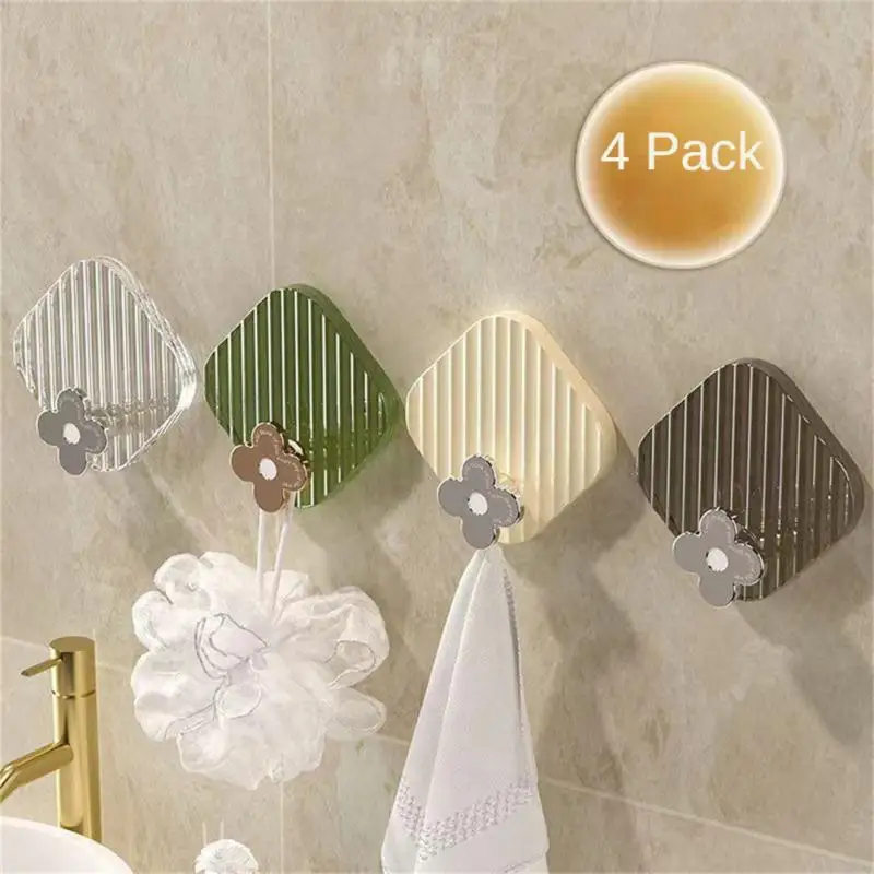 

Viscose Strong Hook New Generation Multi-color Toilet Wall Seamless Hook Load-bearing Punch-free New Hook Home Storage Hooks