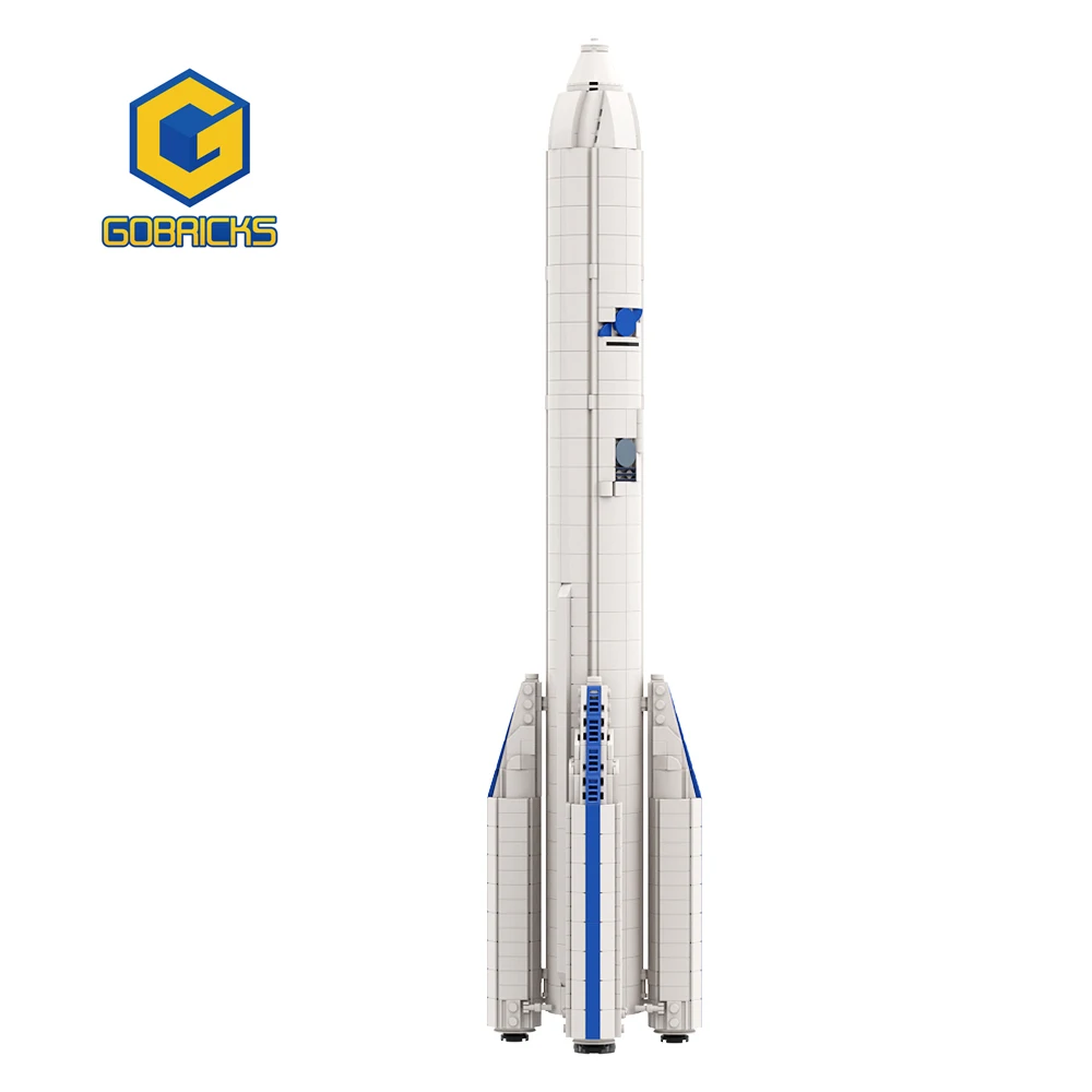 

Gobrick MOC 1:110 Saturn V Scale Arianespace Arianeal 6 Набор строительных блоков ракета космос спутник разведочные блоки игрушки