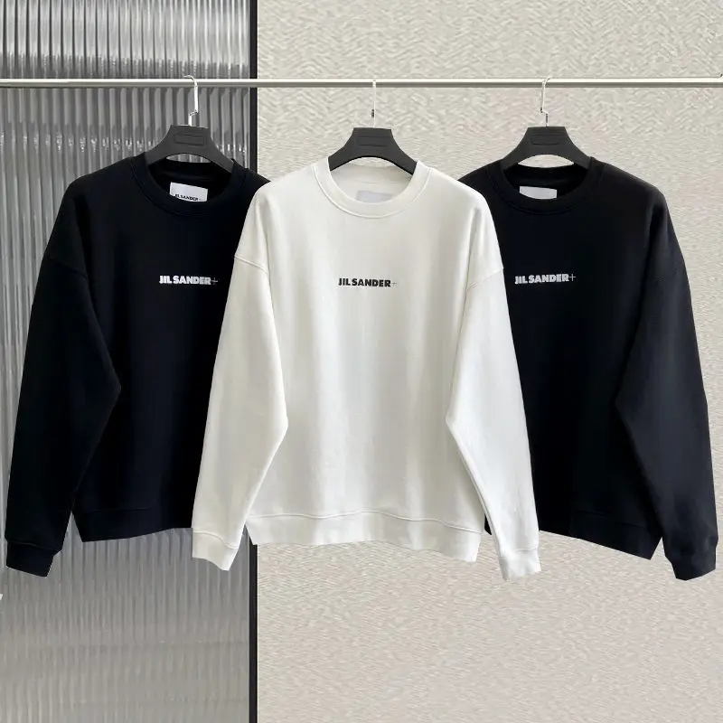 

JIL's New Loose Plus-size Couple Sweatshirt Trendy Crewneck Long-sleeved Men's and Women's Tops Casual Women's Tops