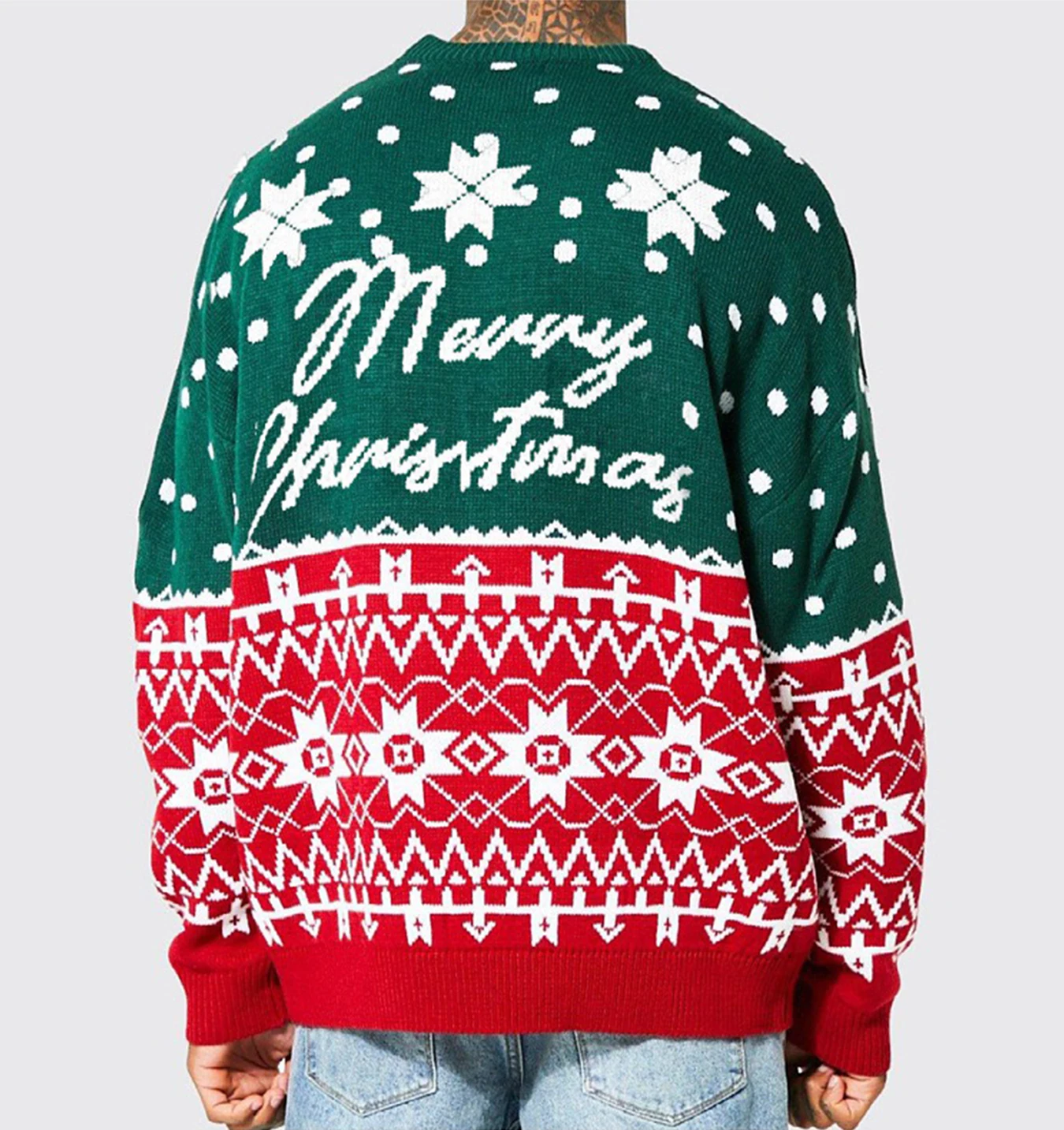 Новый свитер для рождественской вечеринки модный уличный рождественский