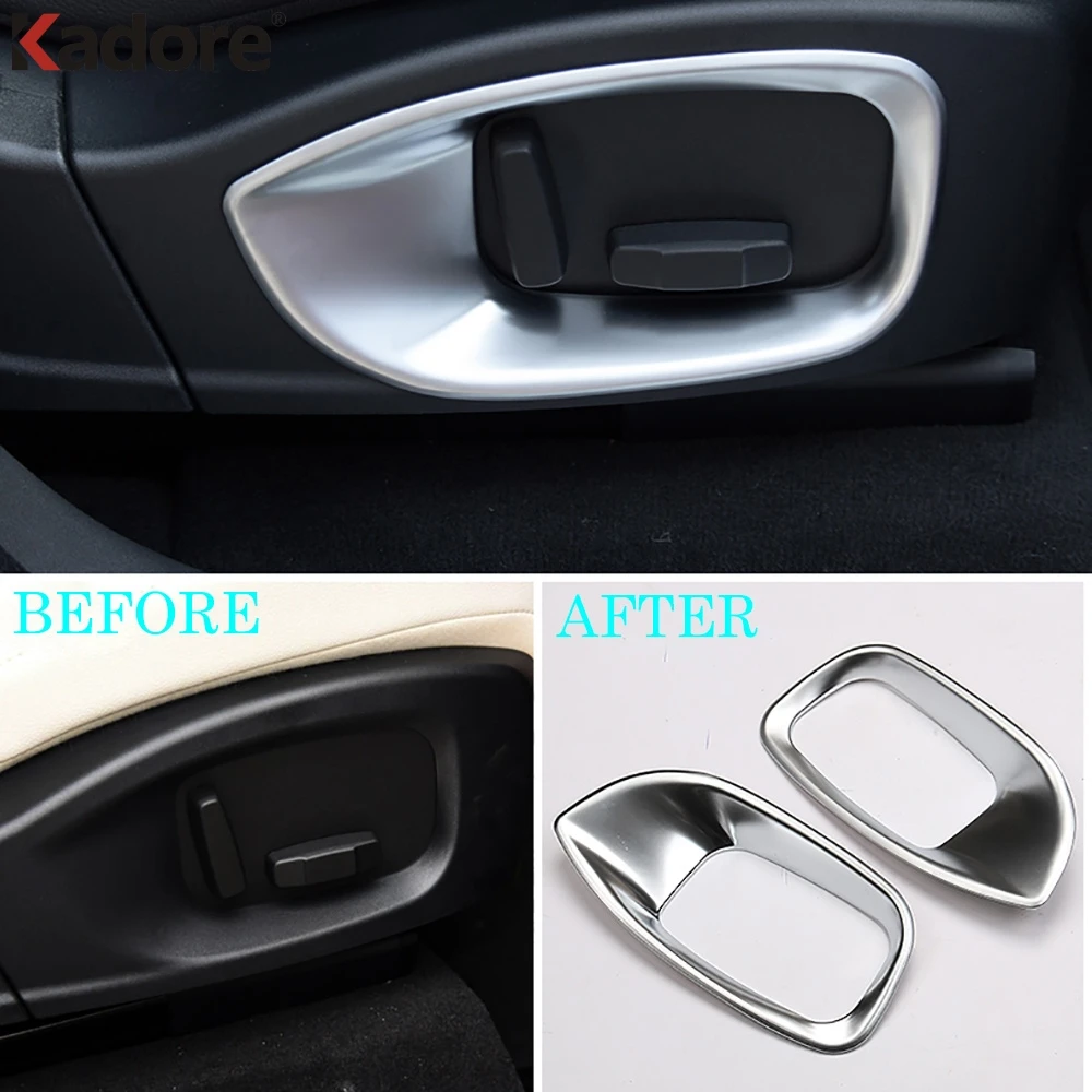 

For Jaguar F-PACE 2016 2017 2018 Interior Seat Adjustment Switch Button Control Cover Trim Car Styling Accessories Sticker