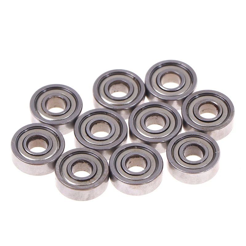 

10pcs 5*14*5mm deep groove spherical carbon steel miniature bearings 605ZZ