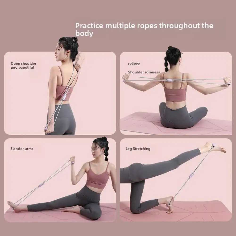 8 жирный натяжитель ленты для йоги оборудование упражнений на растяжку фигурка