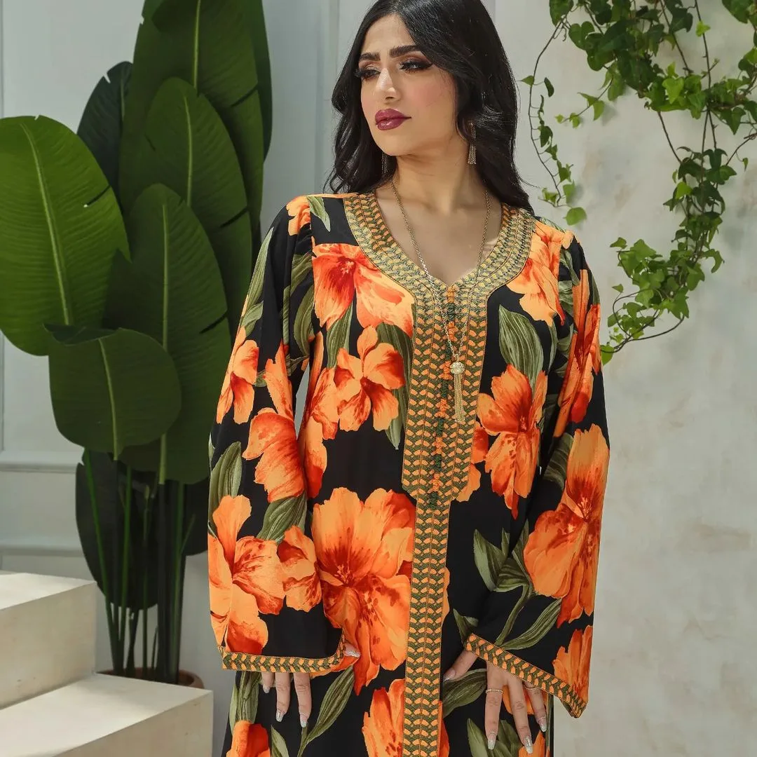 Modest Dress Muslim Islami Giyim Kadin Morrocan Kaftan Dress Dubai Abaya Luxury For Muslim Evening Dresses Vestidos Musulmanes