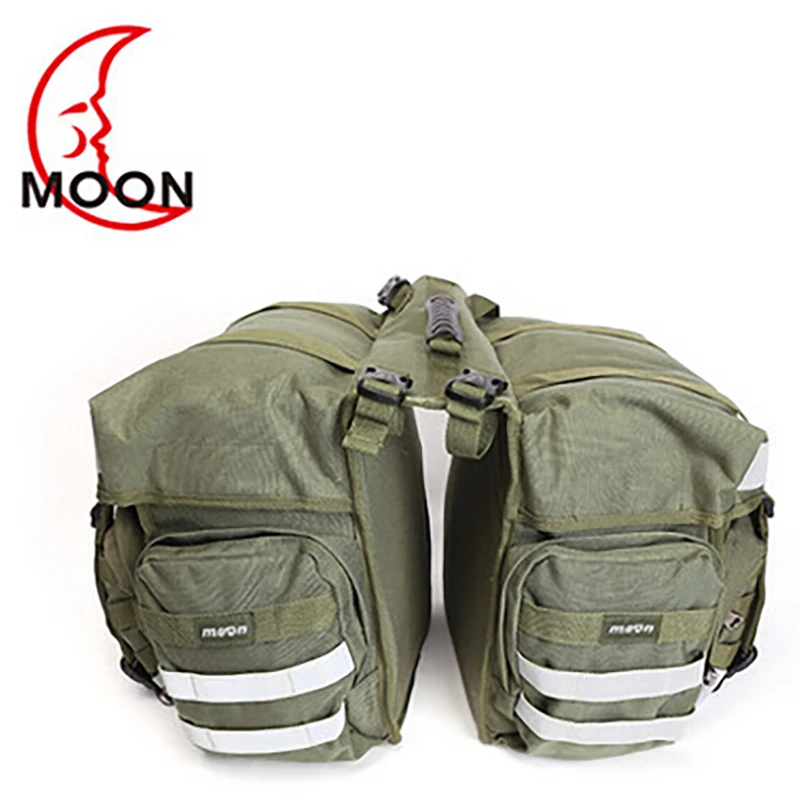 

Moon Mountain Bike rear Bag Packaging Bag Shelf Kit By Riding Camel Bag Large Volume Waterproof Army Green Picnic Bag