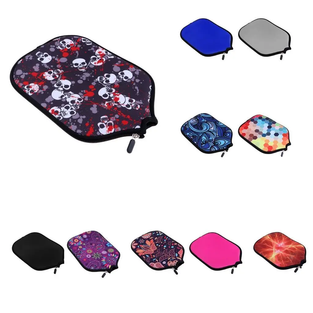 

Premium Neoprene Pickleball Paddle Cover Zipper Sleeve Protective Case A04