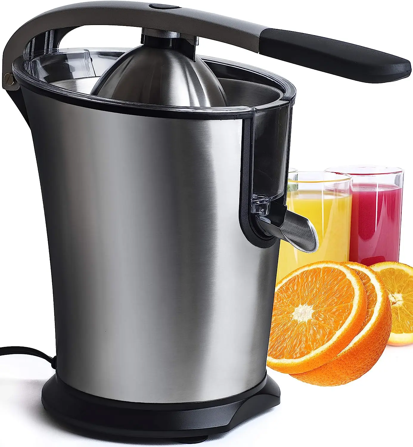 

Juicer Fruit Machines - Stainless Steal Citrus Jucers Machine Fruit Squeezer Orange Lemon Lime Citrus Juicers Extractor With A