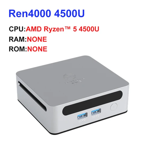 2023 GenMachine Новый мини-ПК Ren4000 4500U 1500 МГц GPU AMD Ryzen5 4500U Windows 10/11 DDR4 Suporte 64 Гб 3200 МГц RAM WiFi6 NUC