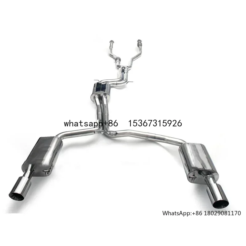 MagnaFlow 2 5 дюйма выхлопная система Catback для Audi A6 A7 Quattro Performance из нержавеющей стали с