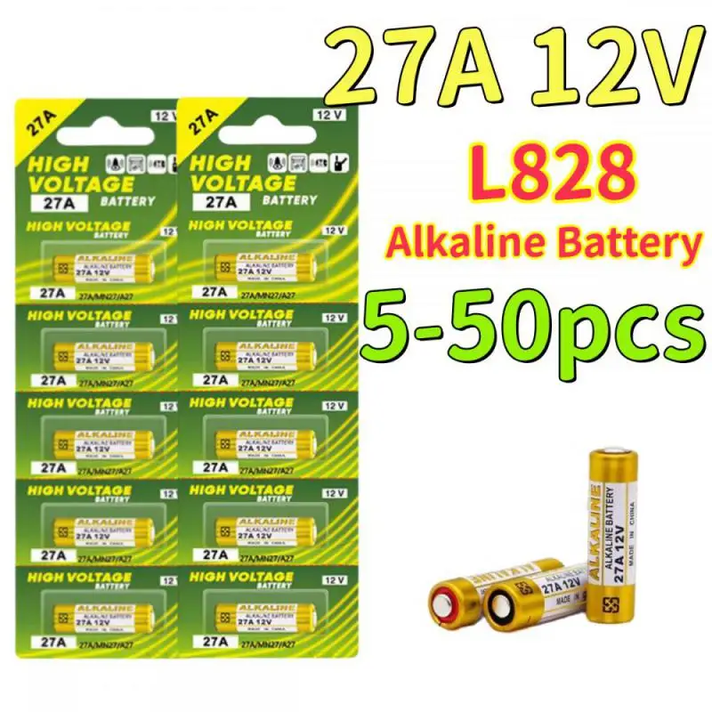 2024 Новинка 12 В L828 27A щелочная батарея G27A MN27 MS27 GP27A A27 V27GA A27BP K27A VR27 для дверных